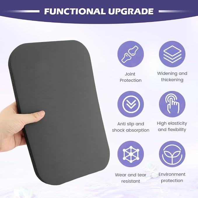 Yoga Knee Pad, Exercise Fitness Yoga Knee Pad Cushion, Foam Floor Pilates Non-Slip Cushions Wrist Elbow Pad Sports Mat for Pilates, Pray, Exercises
