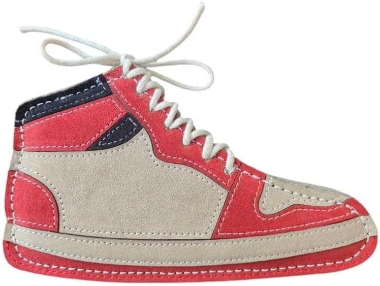 Fuzzl Eco Leather Sneaker Toy Natural and Tough Dog Toys - Long Lasting Chew Toys for Aggressive Chewers - Strong Dog Toy for Dogs and Puppy