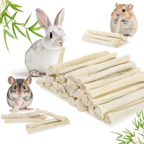 Sukh 420g Bamboo Chew Sticks - Natural Rabbit Bunny Small Animal Chew Toy