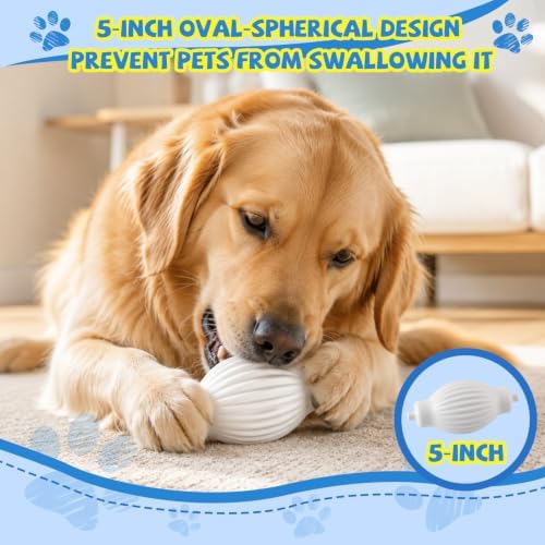 Slow Feeder Dog Bowl and Lick Mat with Rolling Ball Blue