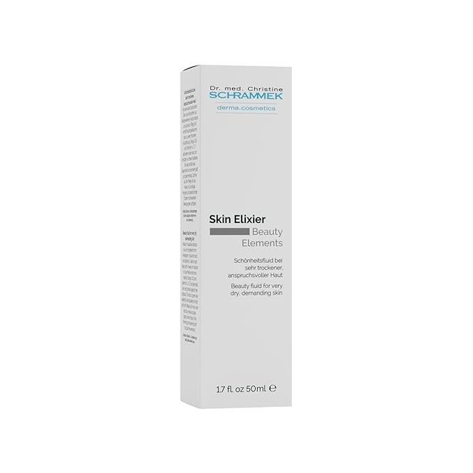 Schrammek Skin Elixir (50 ml) - Botanical Beauty Fluid with Hyaluronic Acid & Coenzyme Q10-24h Hydration & Makeup Base - Paraben-Free - Dr