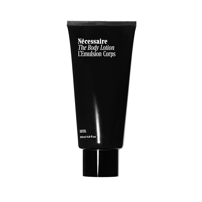 Nécessaire The Body Lotion – Santal - Multi-Peptide - Firming Body Lotion for Women + Men. 2.5% Niacinamide. Non-Comedogenic Moisturizer for Sensitive Skin. Dermatologist-Tested – 200ml/6.8 fl oz