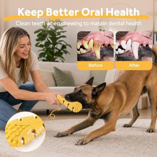 Chicken Leg Dog Chew Toy for Aggressive Chewers, Tough Dog Toys, for Large