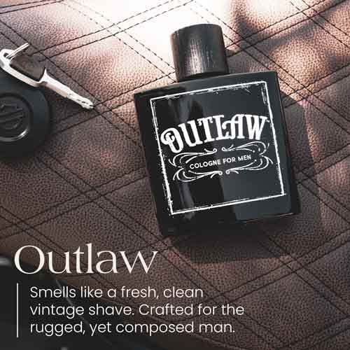 Outlaw Men’s Cologne by Tru Western - Refreshing Bergamot, Lavender and Fir Balsam for a Sensual Aroma - 3.4 oz (Pack of 2)