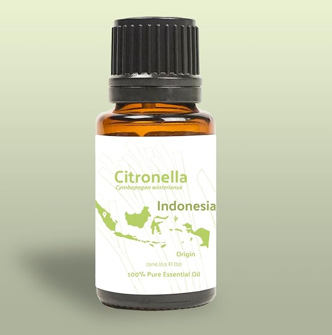 Citronella Essential Oil - Direct from Central Java, Indonesia - Pure Essential Oil for Diffusers and Aromatherapy | 100% Pure Therapeutic Grade (2lbs)