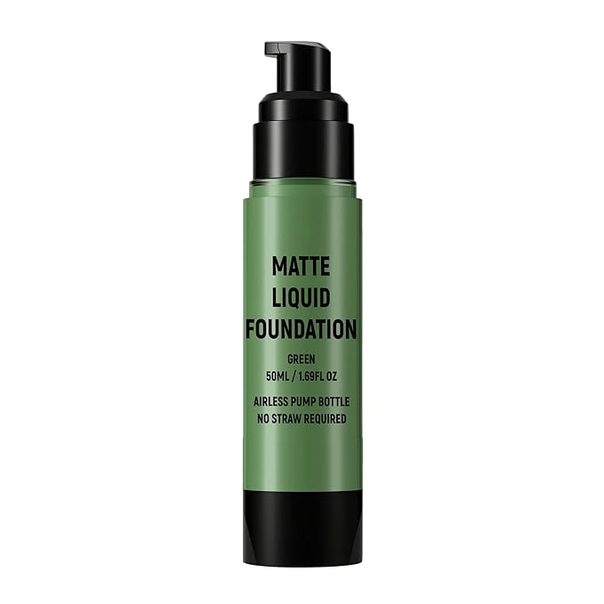 Green Face Body Paint, Christmas Stocking Stuffers, Full Coverage Liquid Foundation for Halloween SFX Witch Makeup Elphaba Costume,Patrick’s Day Accessories