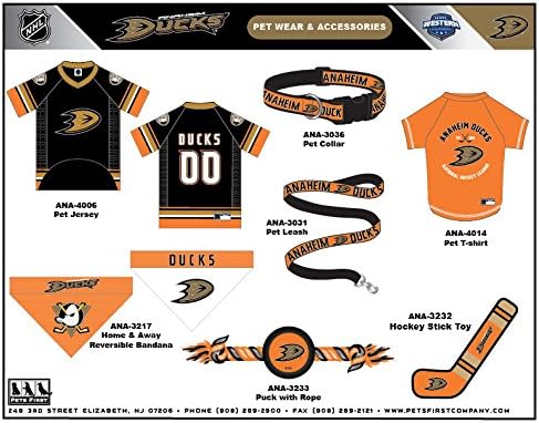 Pets First NHL Collar for Dogs & Cats. Adjustable, Cute, & Stylish! The Ultimate Hockey Fan Collar!