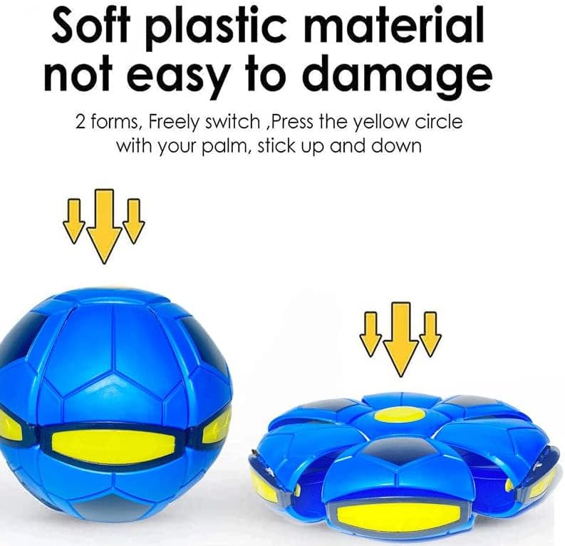 Doggy Disc Ball for Medium Large Dogs, Portable Creative Flying Saucer Ball