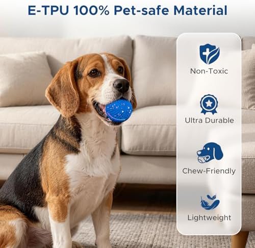 Interactive Dog Ball Replacement Shell for Small Medium Dogs (Only Blue Shell)