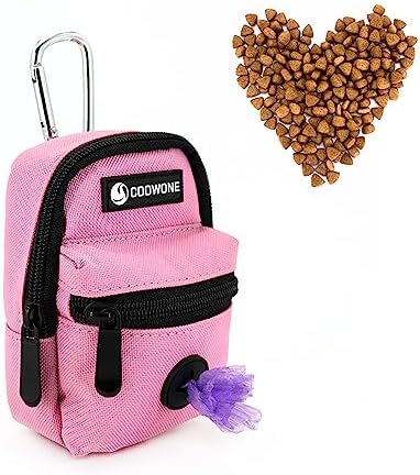 Dog Treat Pouch Dog Poop Bag Holder for Leashes, Pets Snack Container With Inner Small Bag, Puppy Supplies Perfect for Training and Walking