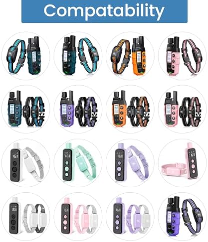 2-Pack Charger Cord for Bousnic Dog Shock Collar RS2A and RS2B