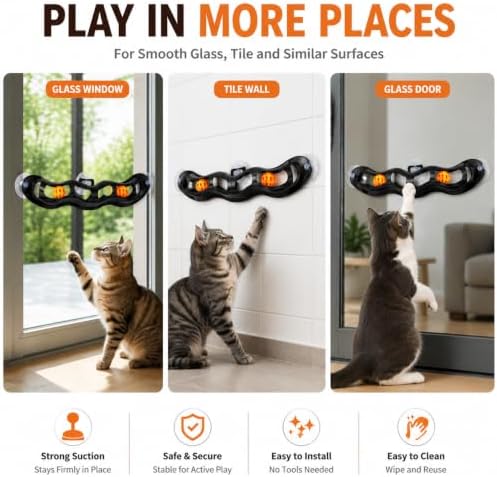 Suction Cup Window Cat Toy