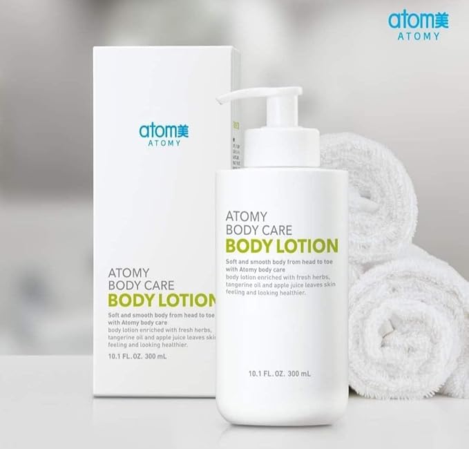 Korean Body Care Body Lotion (300ml 10.1 fl oz.) Non-Sticky Texture, Light and Refreshing