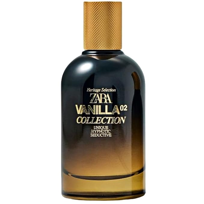 Zara Vanilla Collection 02 Perfume Set for Men Warm Spicy Amber Fragrance with Bourbon Vanilla Notes Elegant Long-Lasting Eau de Parfum Gift Set 100 + 30ml (3.4 + 1.0 fl. oz.)