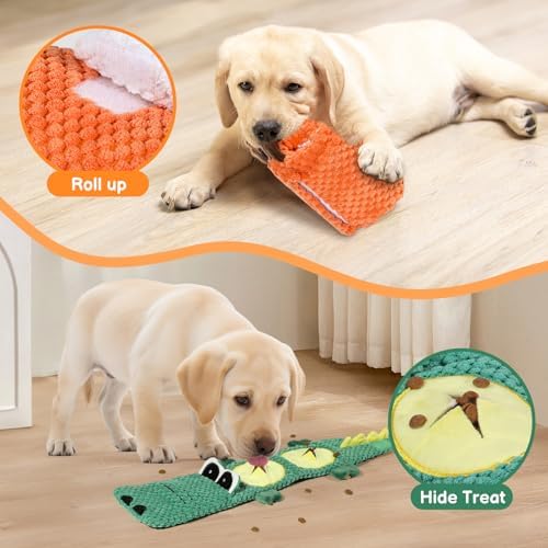 2-Pack Aggressive Chewer Toy, Squeaker & Puzzle, No Stuffing