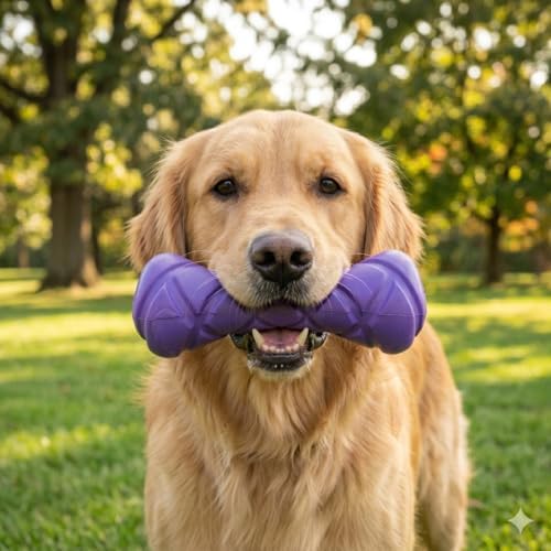 Interactive Dog Bone Toy - Lightweight EVA Foam Floating Fetch Toy for Water & Land - Soft Durable Fitness Bone for Training & Exercise - Textured Grip Gentle on Teeth & Gums, Pet Chew Toy (Green)