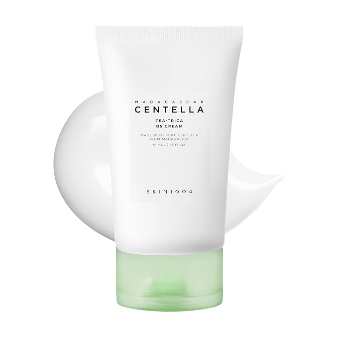 SKIN1004 Tea-Trica B5 Cream, Valentine Gifts, Korean Face Gel Moisturizer with Panthenol B5, Soothing & Hydrating Face Cream with Tea Tree & Madagascar Centella, Korean Skin Care 2.54 fl.oz / 75ml