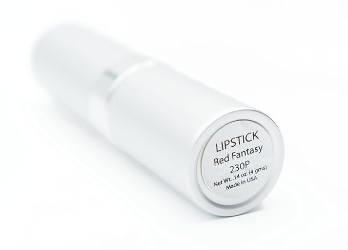Red Fantasy Pearlescent Shimmering Deep Raspberry Pink Lipstick Color Moisturizing Paraben Free, No Animal Testing & Cruelty Free Lip Makeup Color