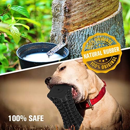 Indestructible Squeaky Dog Toy – Tough Rubber Chew Toy for Aggressive Large Dogs, Durable and Safe for Interactive Play