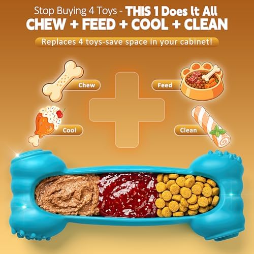 KXK Dog Toys for Aggressive Chewers, Indestructible Dog Chew Toy