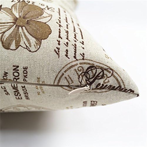 MoonRest Decorative Pillow, Fully Assembled with Hidden Zipper Filled with Synthetic Down Pillow Inserts (Eiffel Tower and Art)