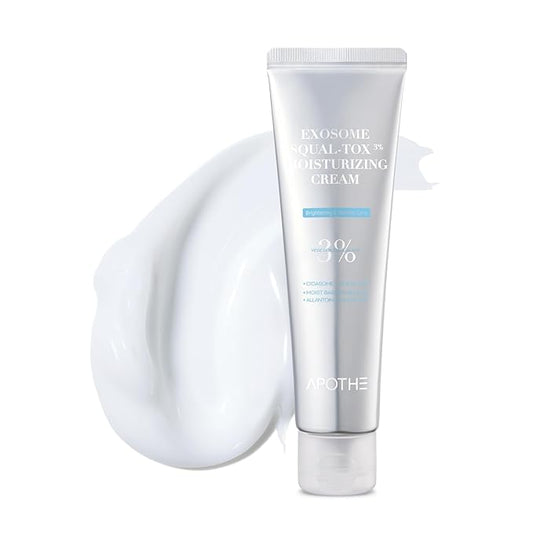 APOTHE Exosome Squal-Tox Moisturizing Cream 2.03 fl oz (60ml) – Long-Lasting Hydration, Firming, and Skin Barrier Strengthening with Squalane, Centella Asiatica, and Exosome Technology