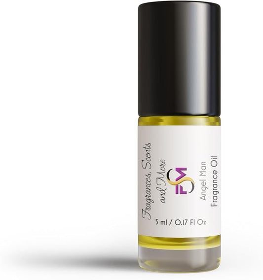 Angel Man Fragrance Oil - 0.17 Fl Oz Glass Roll On (5ml)