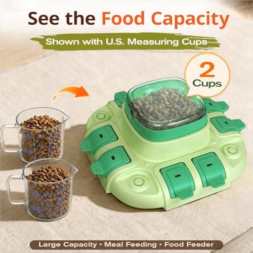 KADTC 2 Levels Dog Puzzle Toy, Interactive Slow Feeder & Treat Dispenser