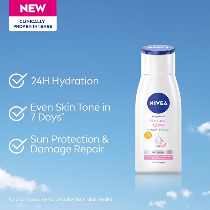 Nivea Body Lotion, Moisturizing, 200ml (6.8 fl oz)