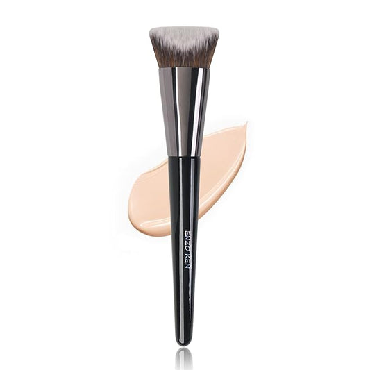 Angled Foundation Brush for Liquid Makeup, Contour Foundation Brush, Cream Contour Brushes for Makeup, Pinnacle Foundation Brushes for Cream Foundation, Makeup Brushes for Foundation.