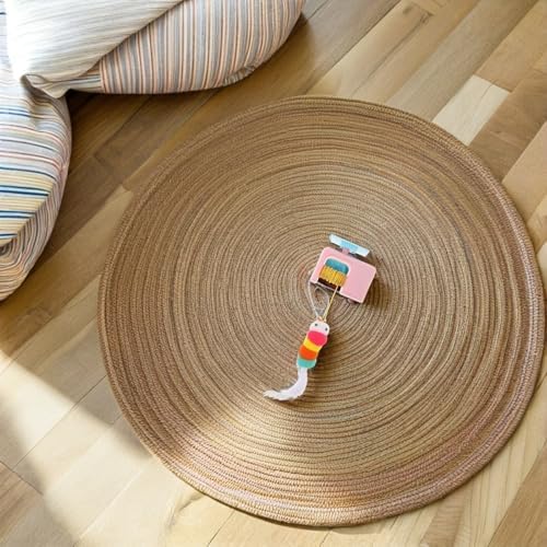 LALAFINA Smart Retractable Electric Cat Teaser for Kittens, Pink Hanging