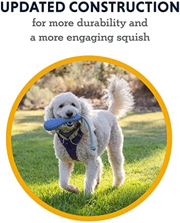Ruffwear, Gourdo Dog Toy with Rope Handle, Heliotrope Purple, Small
