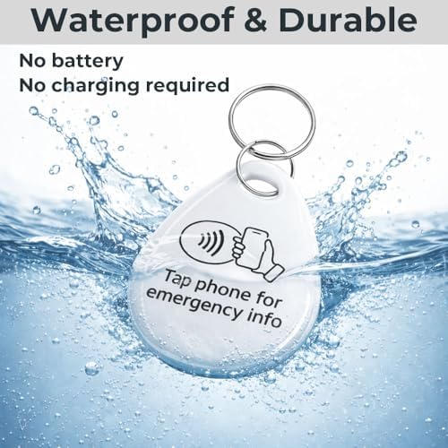 1 Pcs Cat Dog Id Identity NFC Smart Name Silent QR Code Tags Personalized Custom for Pets Puppy Kitten Small Dog Collar Updatable Customizable Name Plate Contact Info Pet Profile