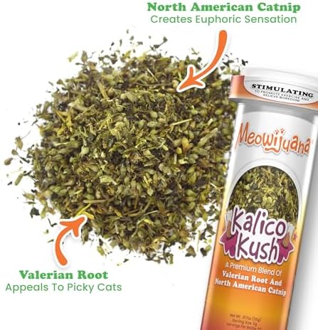 Meowijuana Chili Pepper Kicker Cat Toy and Blend Bundle | High Potency