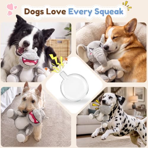 Stuffed Squeaky Dog Toys - Dogs' Favorite Companion for Play & Carry