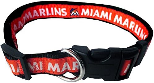 MLB Miami Marlins Licensed PET Collar- Heavy-Duty, Strong, and Durable Dog Collar. Available in 29 Baseball Teams and 4 Sizes