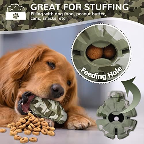 Dog Toys for Aggressive Chewers Large Breed, Fun to Chew (Camo)