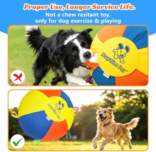 Hap Tim Upgraded Heavy Duty 30" Herding Ball for Dogs Horse Thicken Bladder