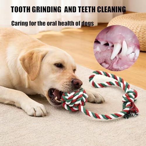 Dog Rope Toy,Dog Toys 4 Pack for Fun and Teeth Cleaning Dog Rope Toys for Medium to Small Dogs