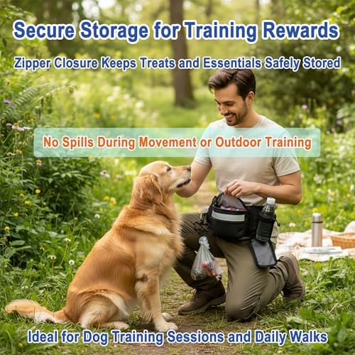 Dog Training Treat Pouch, Treat Pouches for Pet Training, Dog Treat Bag