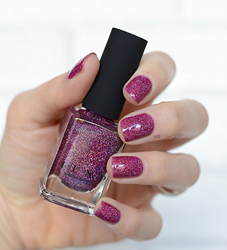 ILNP Valerie - Mulberry Holographic Sheer Jelly Nail Polish