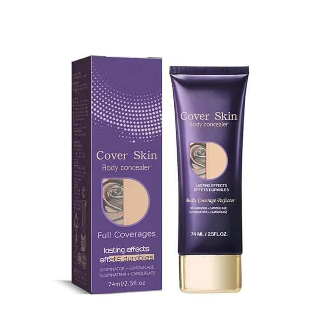 Cover Skin Body Concealer Full Coverage Waterproof Makeup for Tattoos and Scars 2.5 fl.oz
