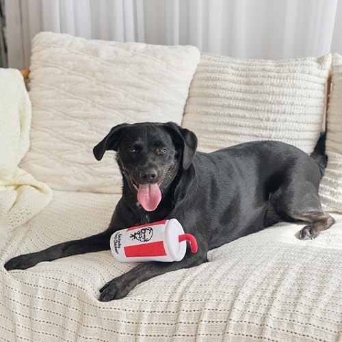 KFC Chicken Box Meal – 3-Piece Dog Toy Set - Chicken Box, French Fries & Soda – Fun Food-Themed Crinkle & Squeaky Interactive Plush Toys for Medium Dogs & Gentle Chewers
