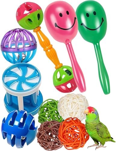 10-Pack Bird Toys – Colorful Fun