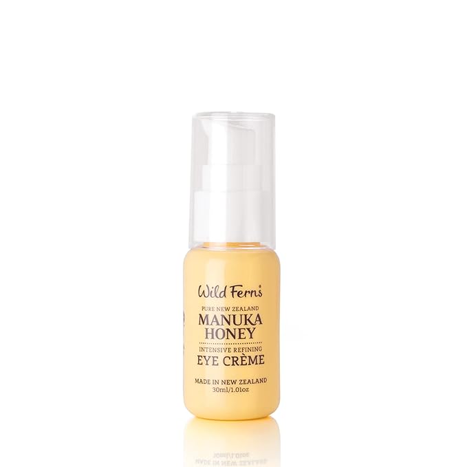 Wild Ferns Manuka Honey Intensive Refining Eye Crème, 92% Natural, 30 milliliters