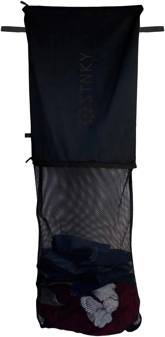 STNKY Bag Pro - Laundry Bag - Wash Bag for Health Workers, Sports, Fitness & Travel (XL, Black)