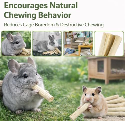 Sukh 320g Sweet Bamboo Chew Sticks - Natural Rabbit & Chinchilla Chew Toys