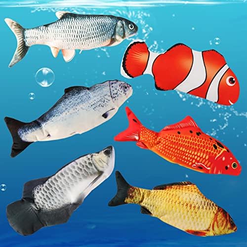 Flopping Fish Electric Dog Toy,Realistic Interac tive for Small Medium Dogs
