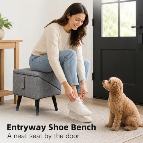 2-in-1 Foldable Dog Stairs & Footstool, Non-Slip Pet Steps for Small Dogs