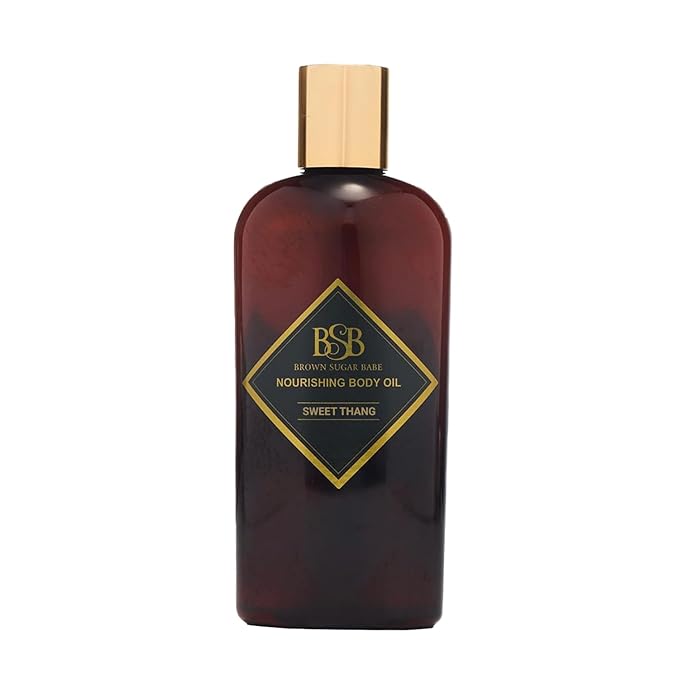 Brown Sugar Babe Sweet Thang Body Oil, Nourishing Oil for Women, Scented Skin Care, Perfume Body-Oil, Paraben Free, Made in USA